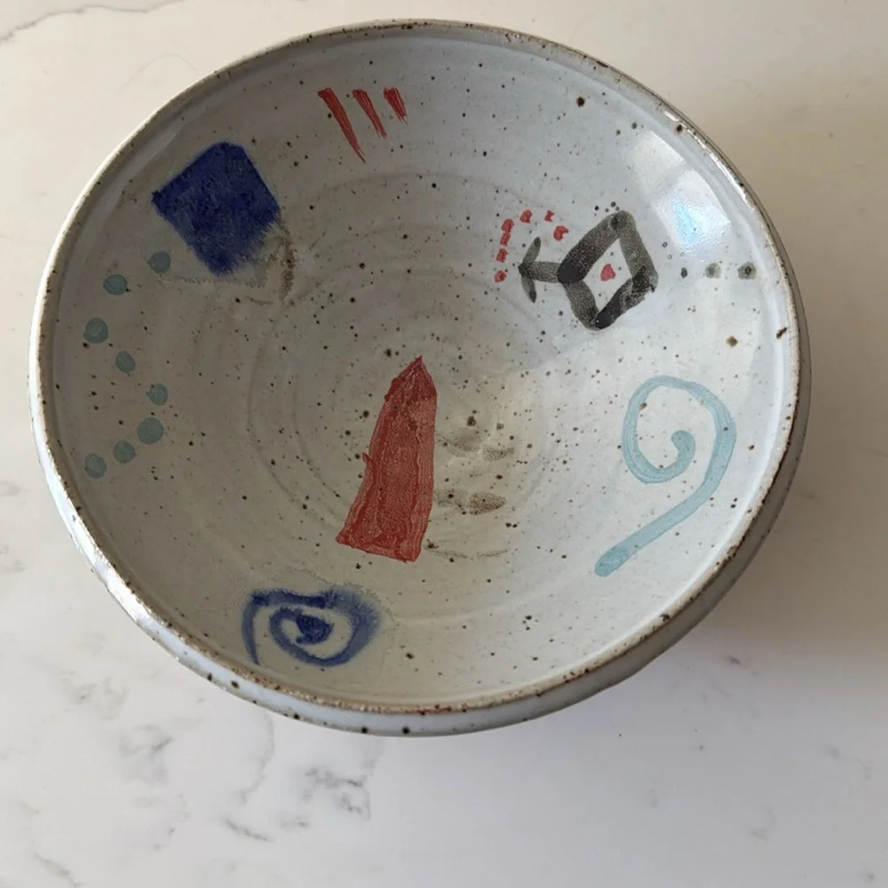 Studio Pottery Bowl Signed